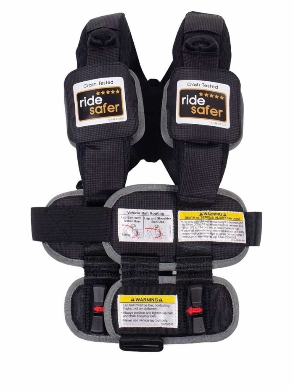 RideSafer Gen 5 Travel Vest Size Small(MISSING PARTS,see pictures &descriptions)